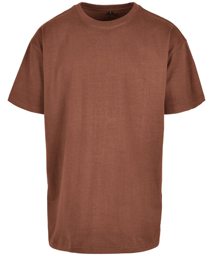 Build Your Brand BY102 Heavy oversized tee in Bark*