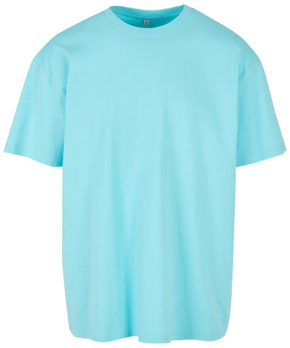 Build Your Brand BY102 Heavy oversized tee in Beryl Blue*