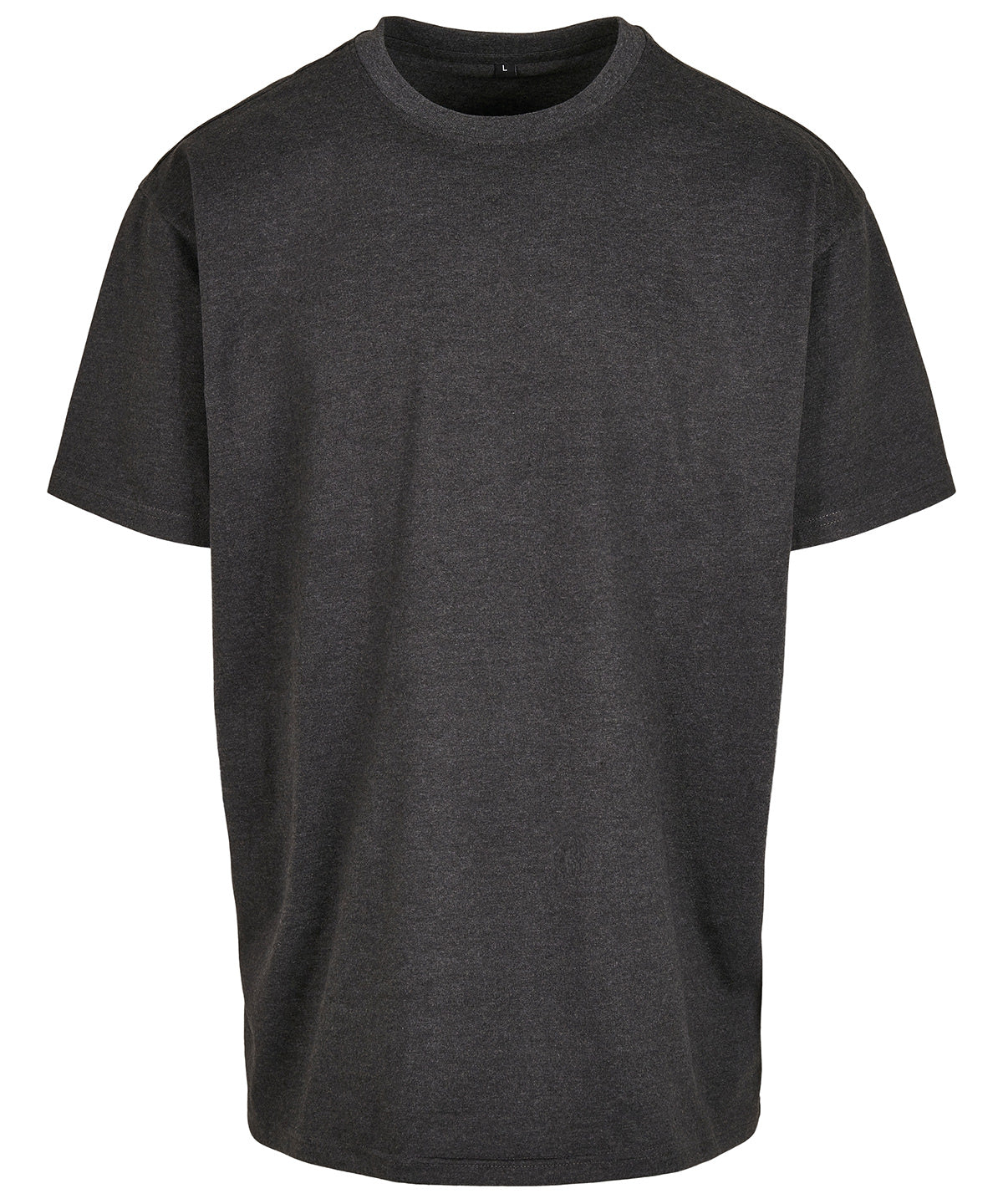 Build Your Brand BY102 Heavy oversized tee in Charcoal*