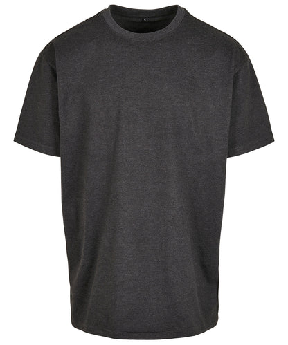 Build Your Brand BY102 Heavy oversized tee in Charcoal*
