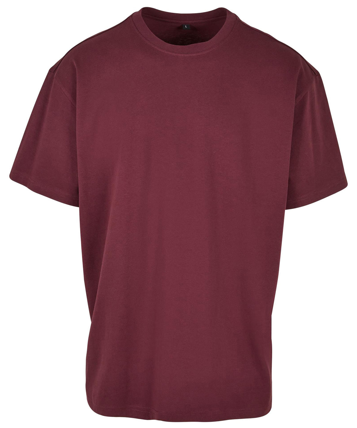 Build Your Brand BY102 Heavy oversized tee in Cherry*