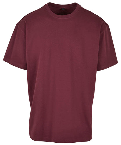 Build Your Brand BY102 Heavy oversized tee in Cherry*