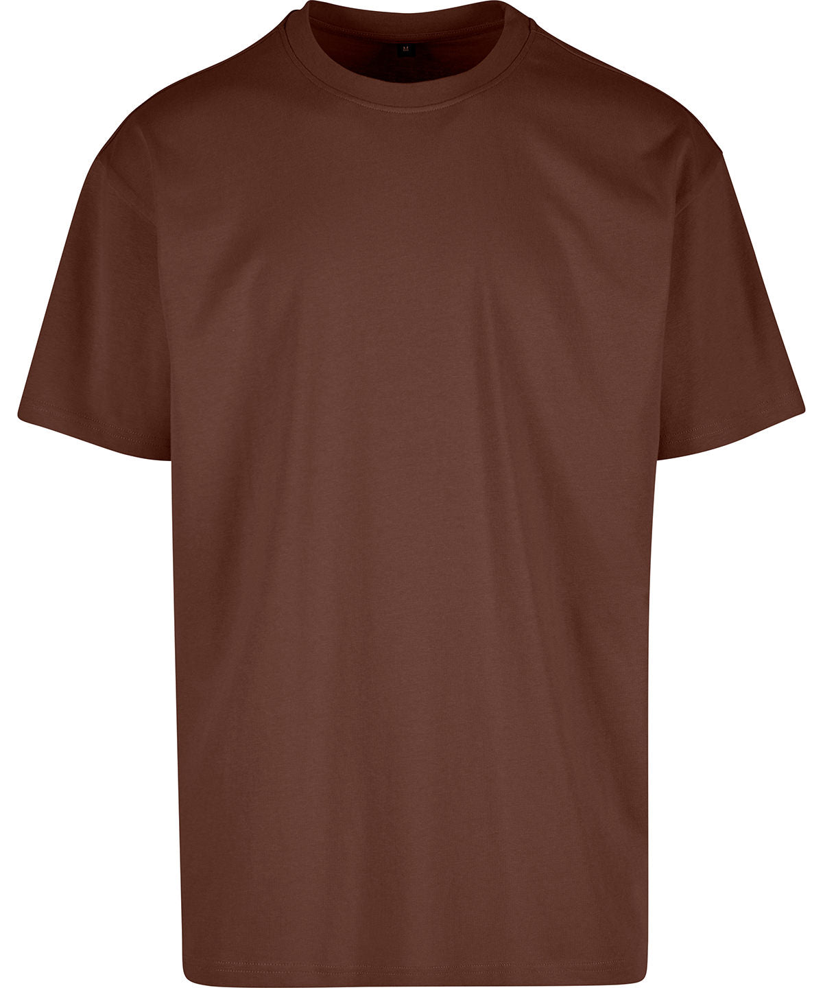 Build Your Brand BY102 Heavy oversized tee in Chocolate Brown*