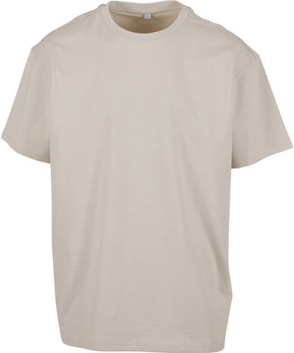 Build Your Brand BY102 Heavy oversized tee in Cloud*
