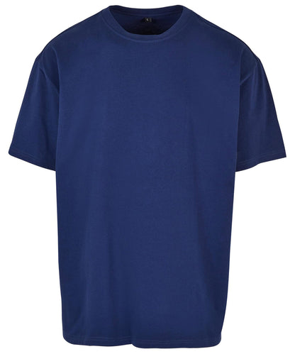 Build Your Brand BY102 Heavy oversized tee in Dark Blue*