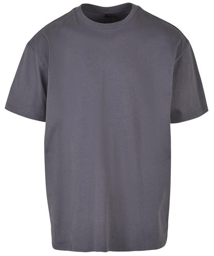 Build Your Brand BY102 Heavy oversized tee in Dark Grey*