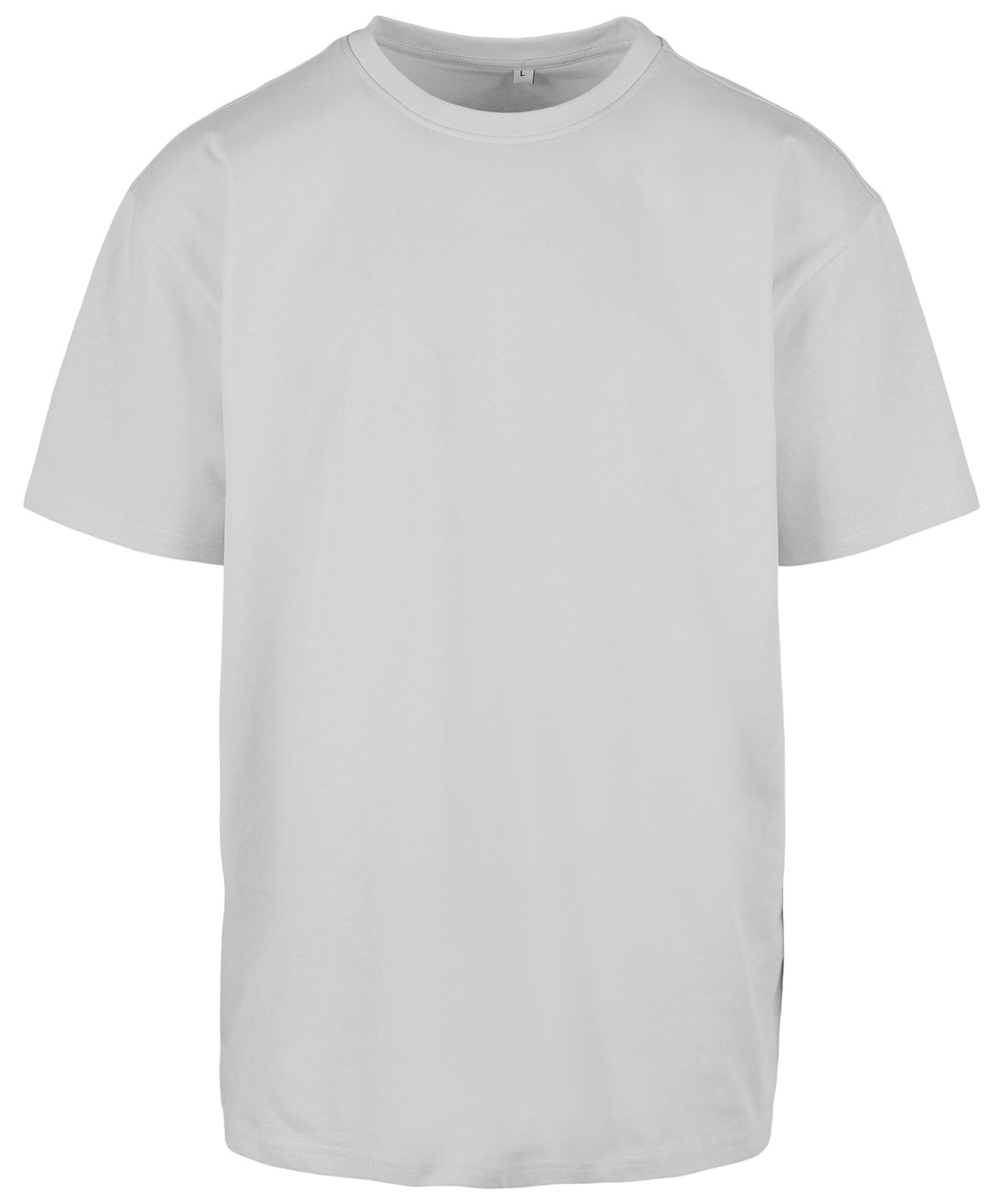 Build Your Brand BY102 Heavy oversized tee in Light Asphalt*