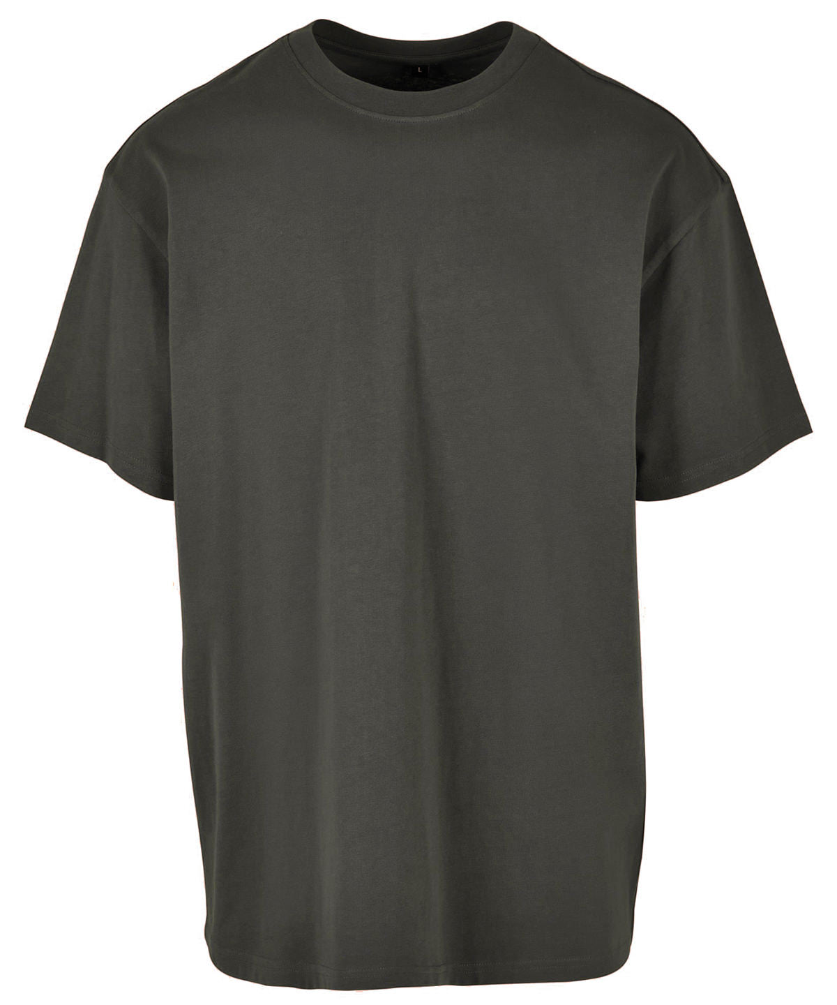 Build Your Brand BY102 Heavy oversized tee in Magnet*