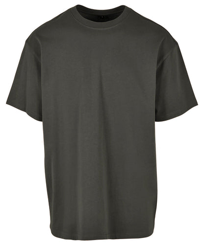 Build Your Brand BY102 Heavy oversized tee in Magnet*