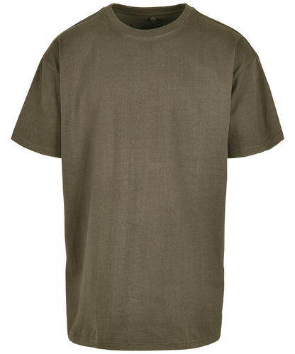 Build Your Brand BY102 Heavy oversized tee in Olive*