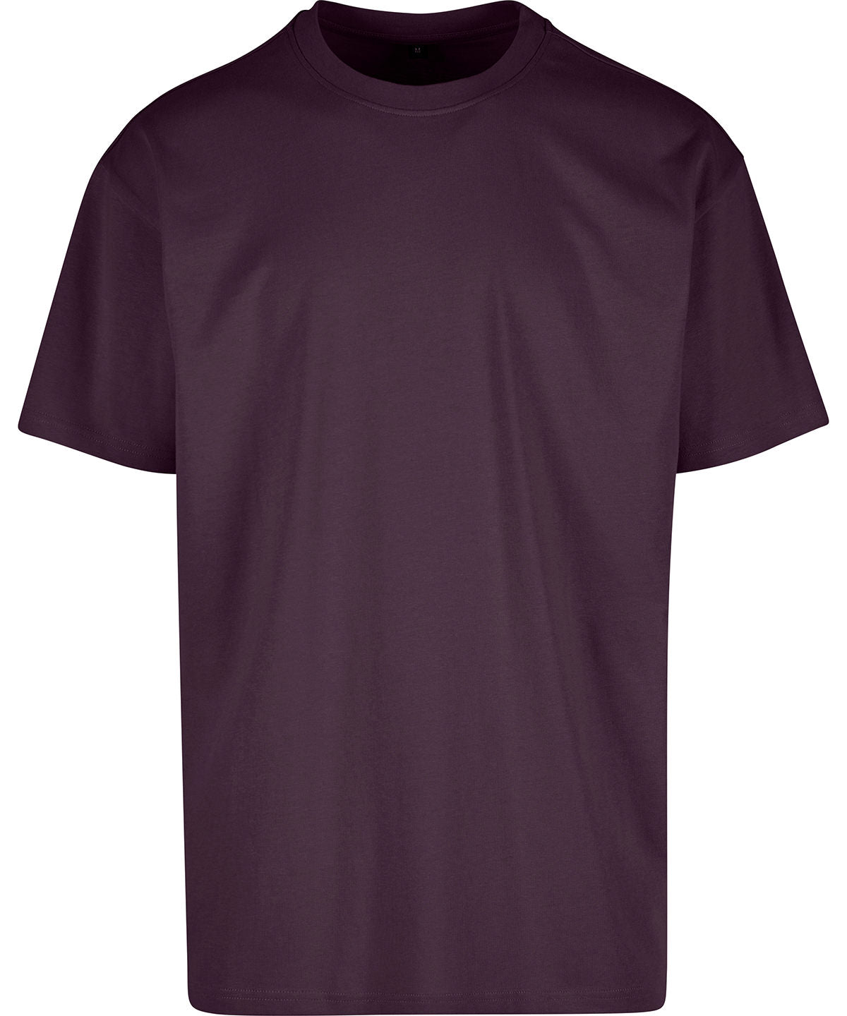 Build Your Brand BY102 Heavy oversized tee in Plum Purple*