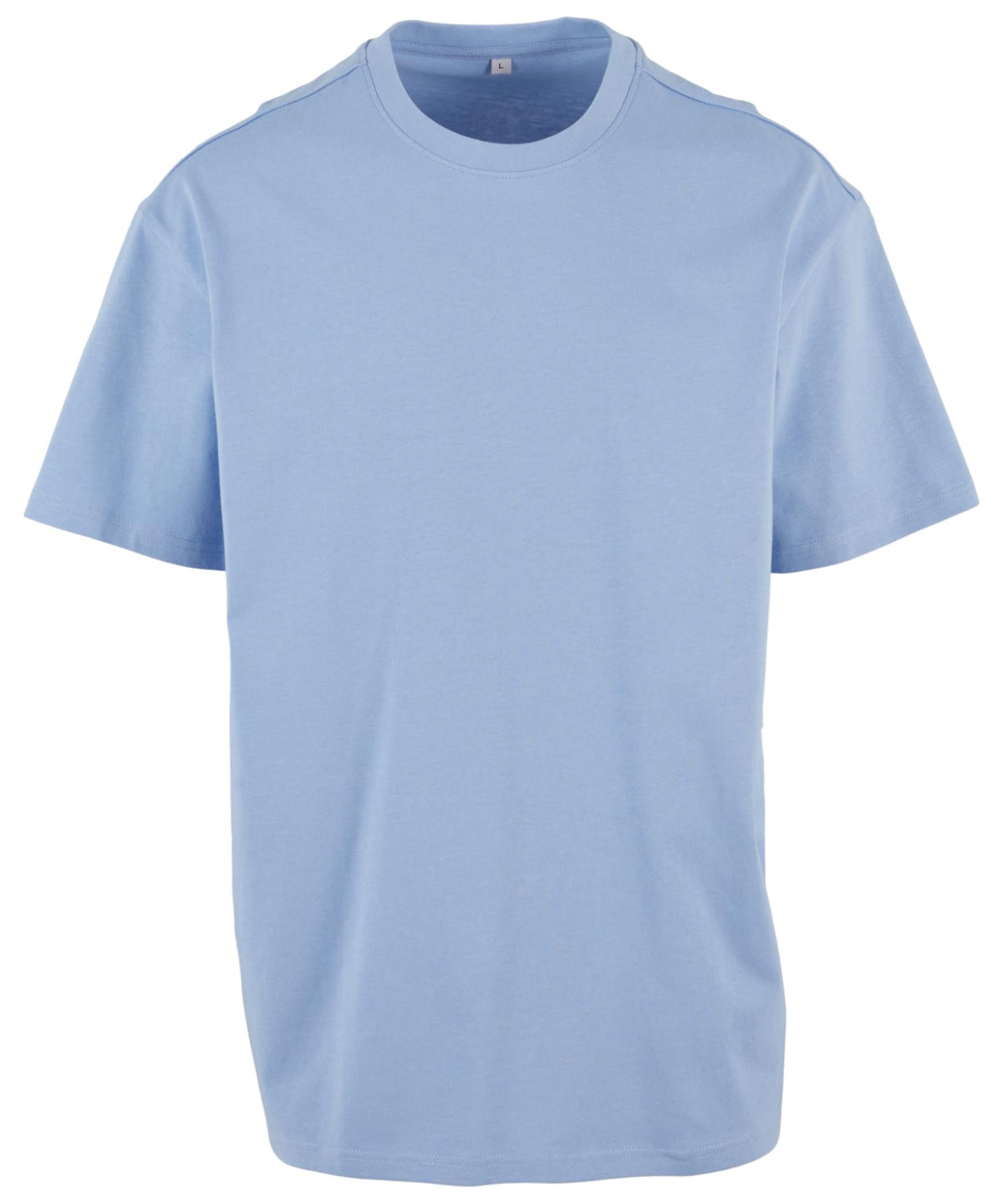 Build Your Brand BY102 Heavy oversized tee in Powder Blue*