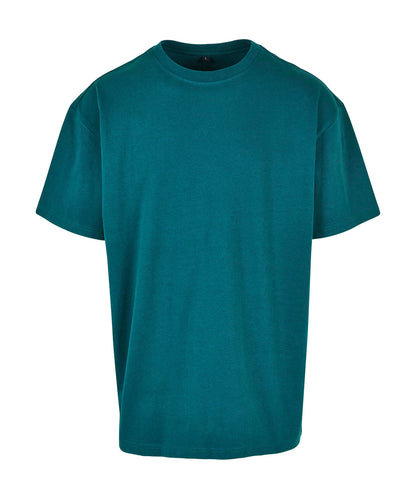 Build Your Brand BY102 Heavy oversized tee in Retro Green*