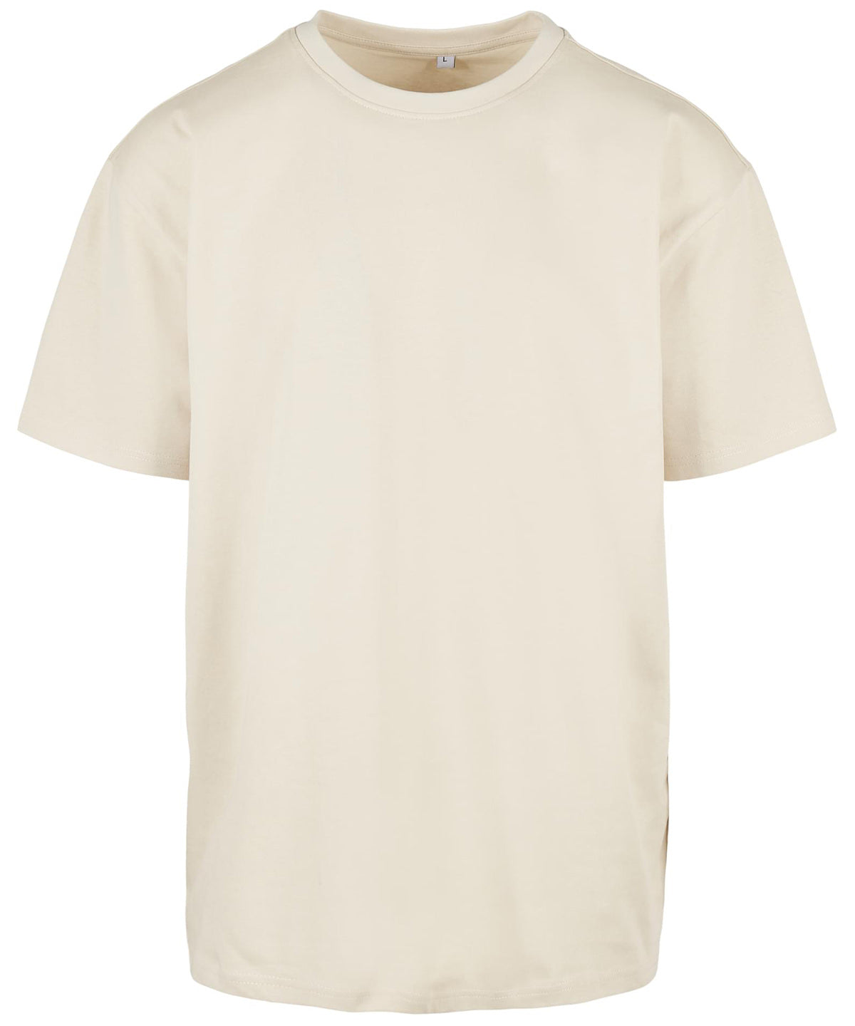 Build Your Brand BY102 Heavy oversized tee in Sand*