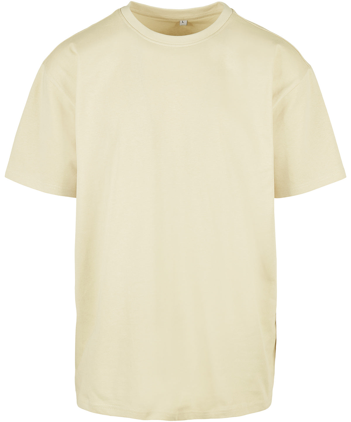 Build Your Brand BY102 Heavy oversized tee in Soft Yellow*