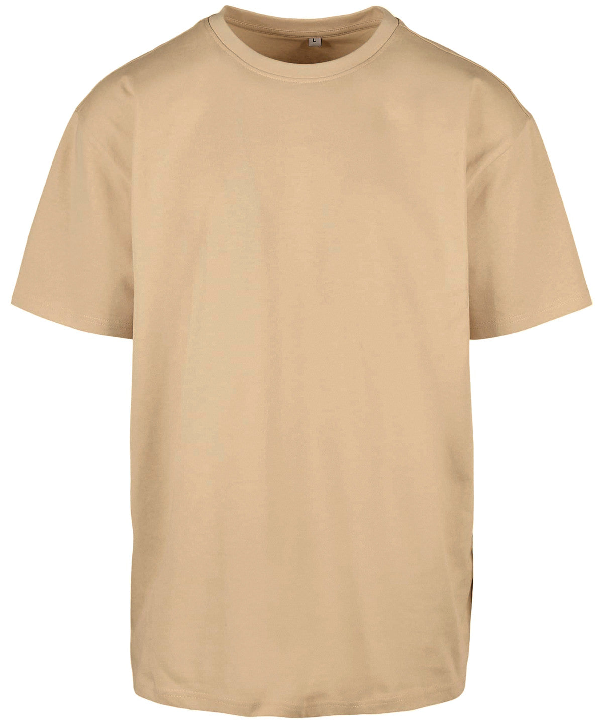 Build Your Brand BY102 Heavy oversized tee in Union Beige*