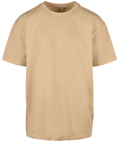 Build Your Brand BY102 Heavy oversized tee in Union Beige*