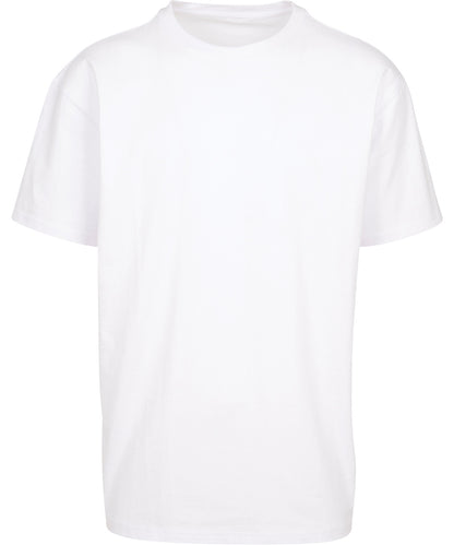 Build Your Brand BY102 Heavy oversized tee in White*