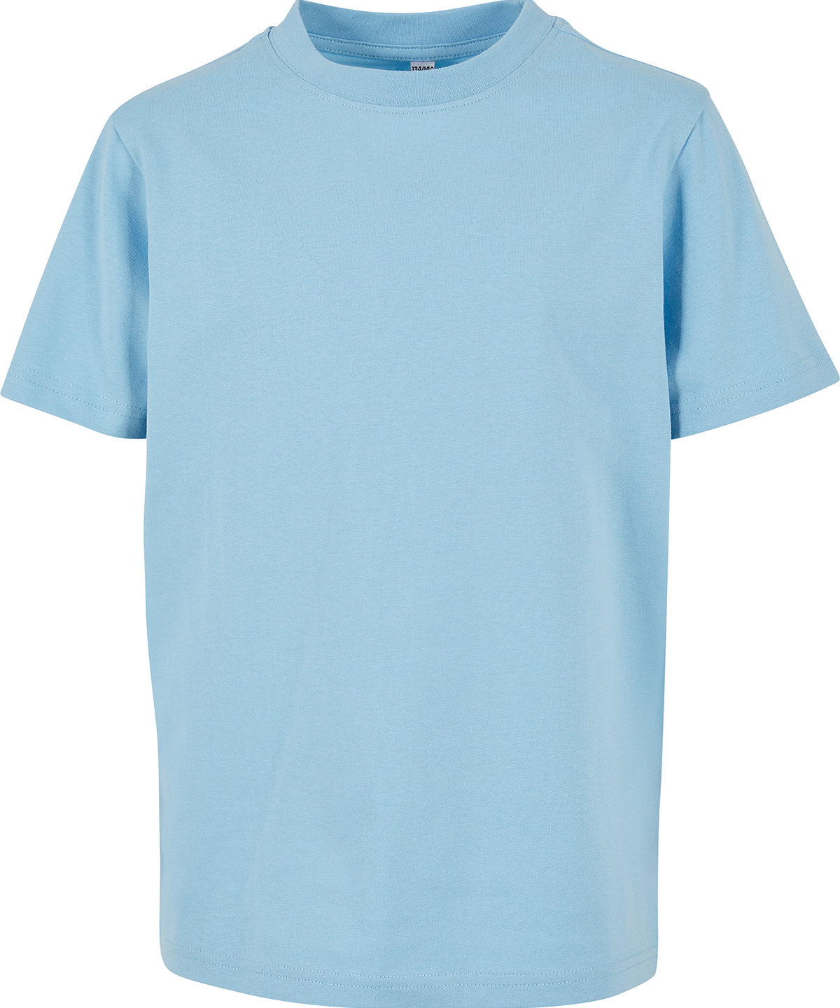 Build Your Brand BY116 Kids basic tee in Baltic Blue