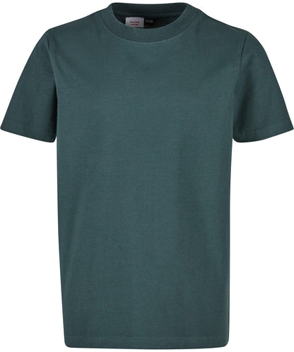 Build Your Brand BY116 Kids basic tee in Bottle Green