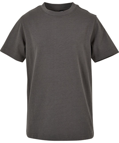 Build Your Brand BY116 Kids basic tee in Dark Shadow