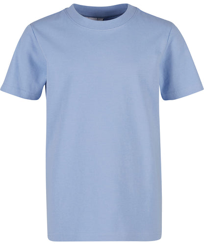 Build Your Brand BY116 Kids basic tee in Powder Blue