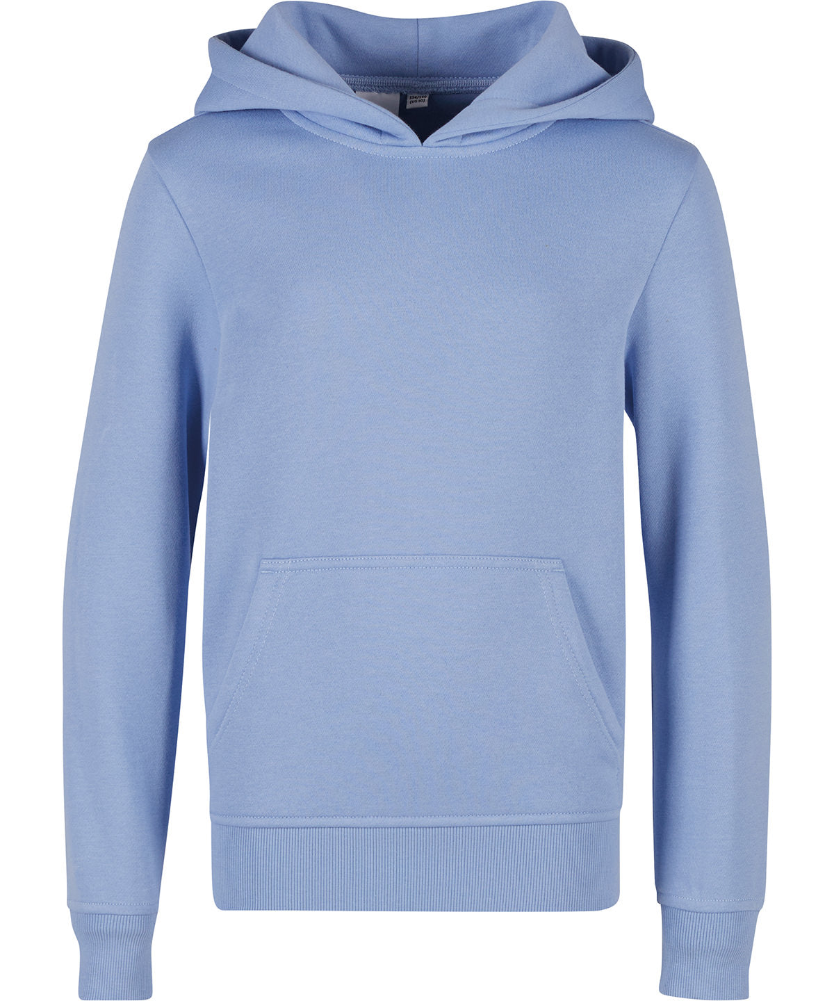 Build Your Brand BY117 Kids basic hoodie in Powder Blue