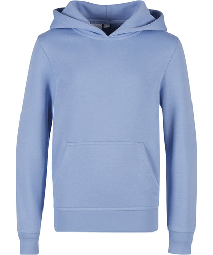 Build Your Brand BY117 Kids basic hoodie in Powder Blue