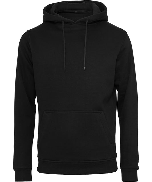 Build Your Brand BY137 Organic hoodie in Black