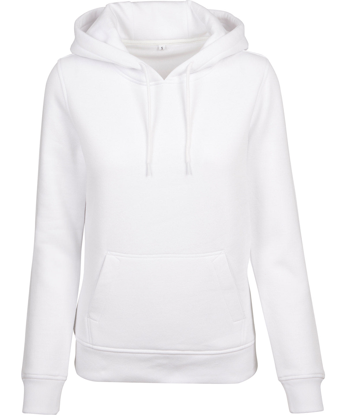 Build Your Brand BY139 Women's organic hoodie in White