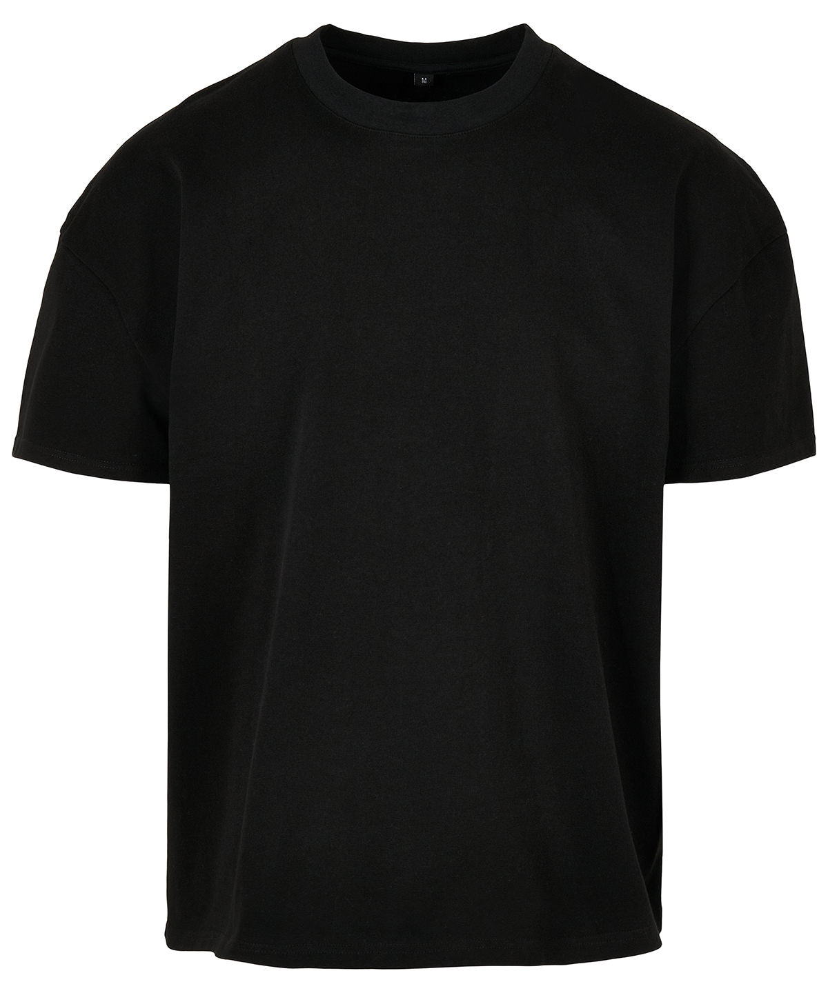 Build Your Brand BY163 Ultra heavy cotton box tee in Black