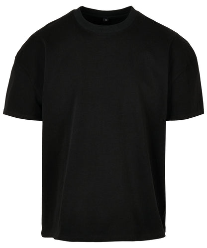Build Your Brand BY163 Ultra heavy cotton box tee in Black