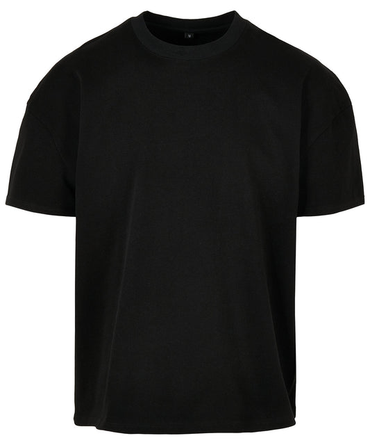 Build Your Brand BY163 Ultra heavy cotton box tee in Black