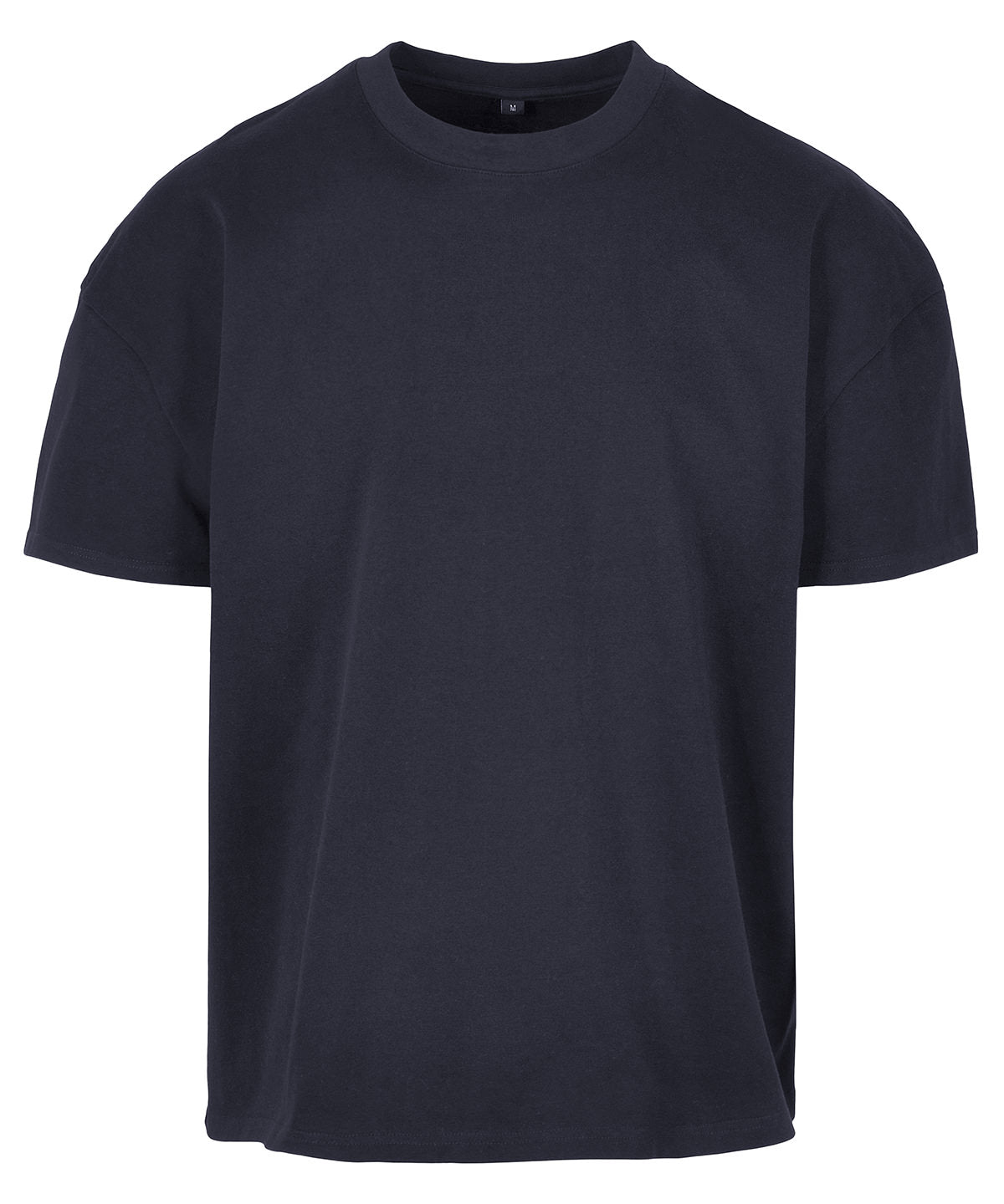 Build Your Brand BY163 Ultra heavy cotton box tee in Navy
