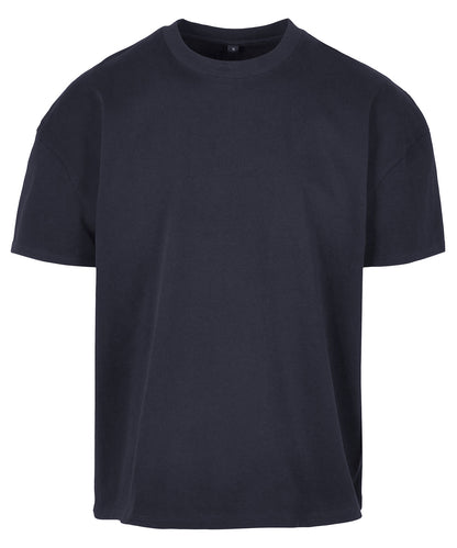 Build Your Brand BY163 Ultra heavy cotton box tee in Navy