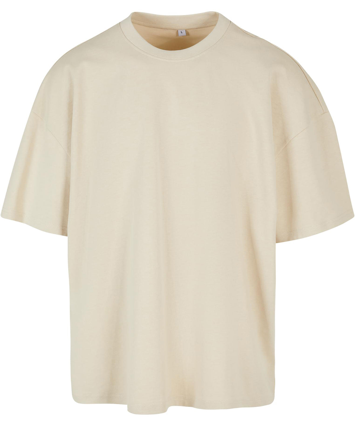 Build Your Brand BY163 Ultra heavy cotton box tee in Sand