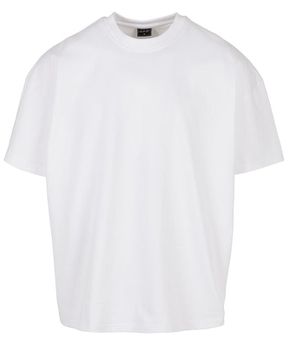 Build Your Brand BY163 Ultra heavy cotton box tee in White