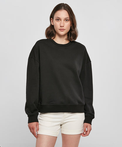 Build Your Brand BY212 Women’s oversized crew neck sweatshirt