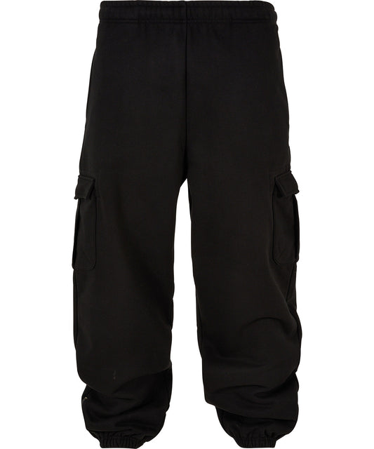 Build Your Brand BY258 90s cargo sweatpants in Black