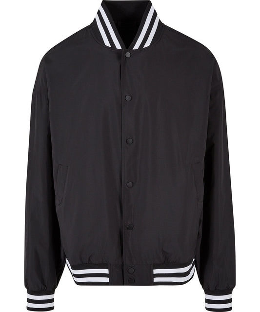 Build Your Brand BY259 Light college jacket in Black