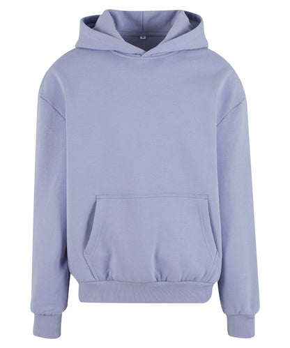 Build Your Brand BY268 Ultra-heavy oversized hoodie in Viola Blue