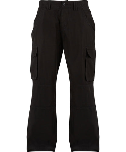Build Your Brand BY274 Classic cargo pants in Black
