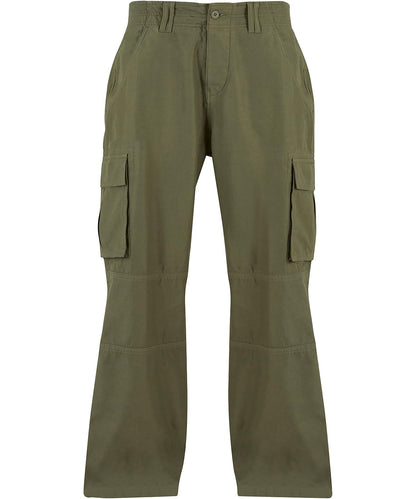Build Your Brand BY274 Classic cargo pants in Olive