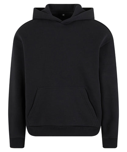 Build Your Brand BY284 Fluffy hoodie in Black*