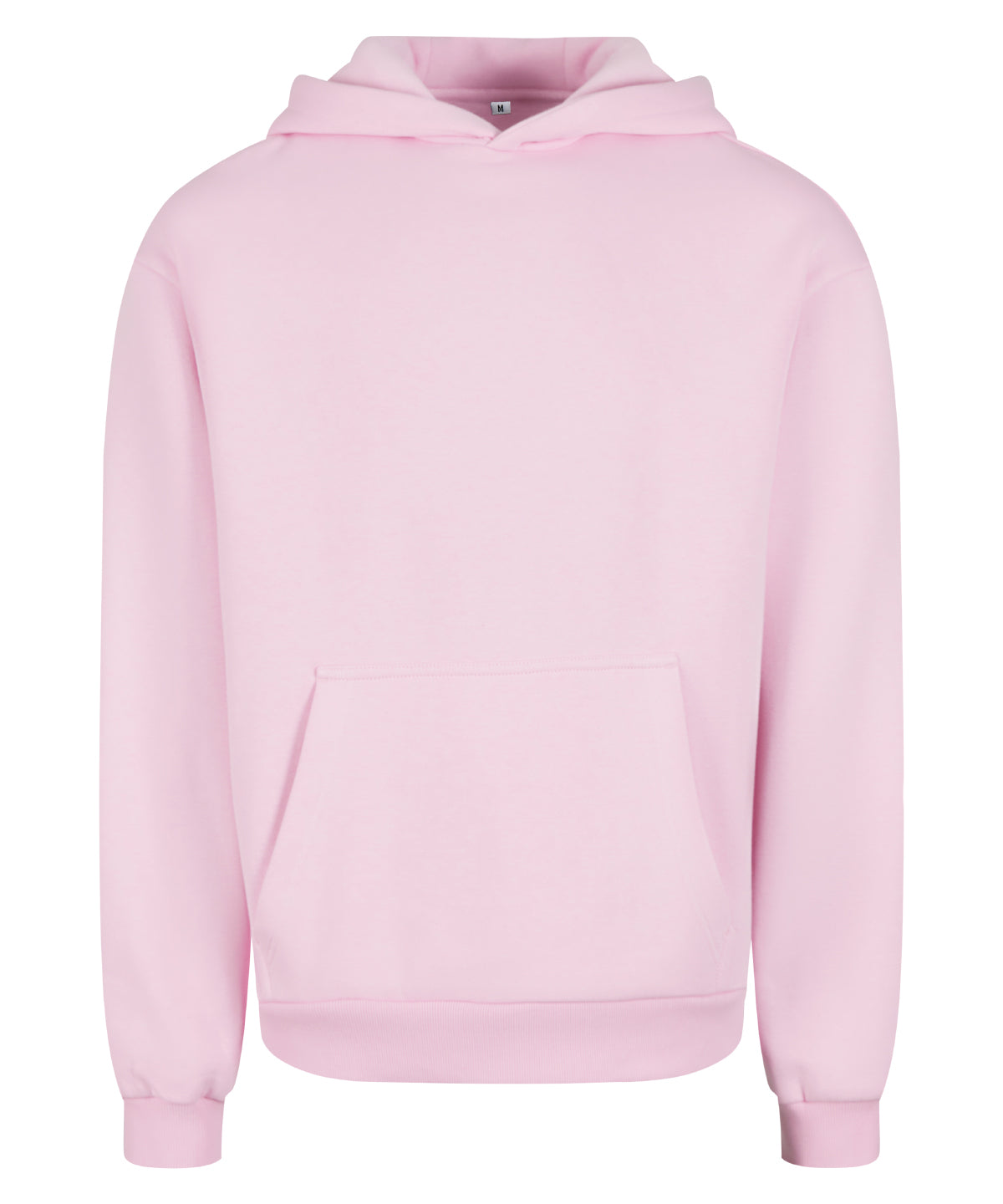 Build Your Brand BY284 Fluffy hoodie in Soft Pink*