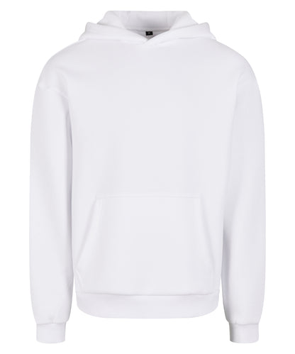 Build Your Brand BY284 Fluffy hoodie in White*