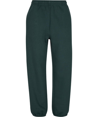 Build Your Brand BY286 Fluffy sweatpants in Bottle Green