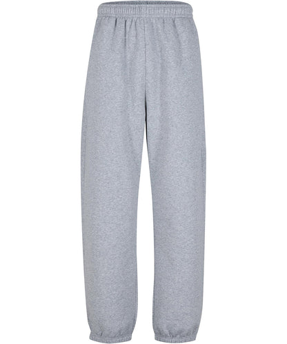 Build Your Brand BY286 Fluffy sweatpants in Heather Grey