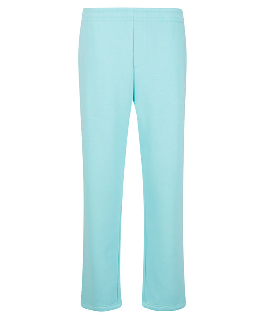 Build Your Brand BY288 Fluffy trackpants in Beryl Blue