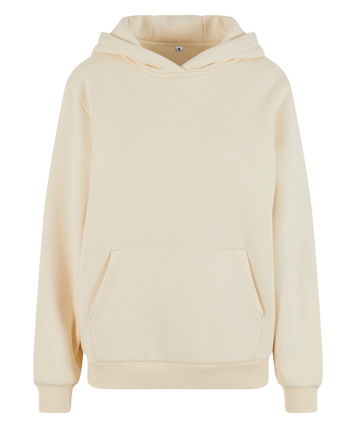 Build Your Brand BY289 Women’s fluffy hoodie in White Sand